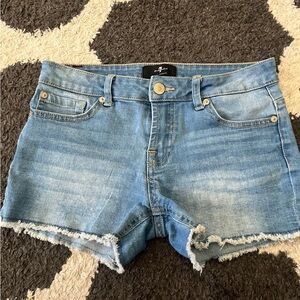 7 for all man kind girls shorts